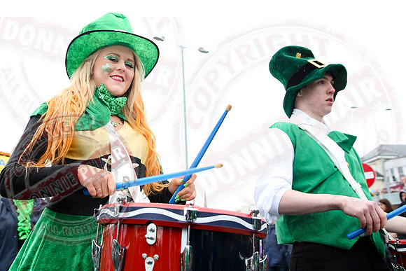 St. Patrick's Day celebrations in Enniskillen, County Fermanagh.