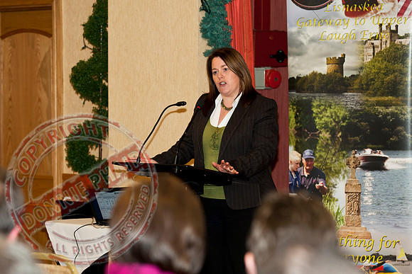 Representatives from Quinn Group meeting Local People and Politicians in the Killyhevlin Hotel.