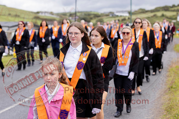 Annual County Donegal Twelfth Demonstration at Rossnowlagh-69