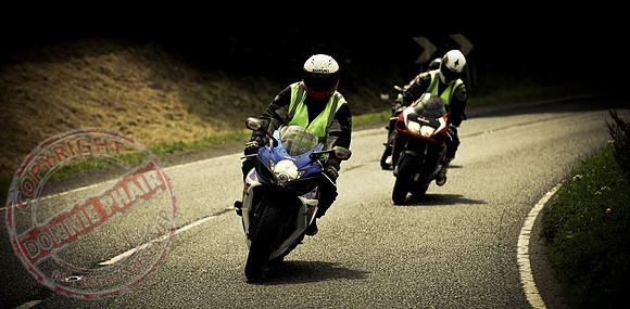 Ryan Parker Memorial Bike run starting at the Leggykelly Inn, Wattlebridge.