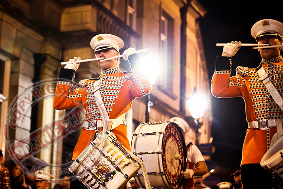Loyalist Parade in Enniskillen, County Fermanagh.