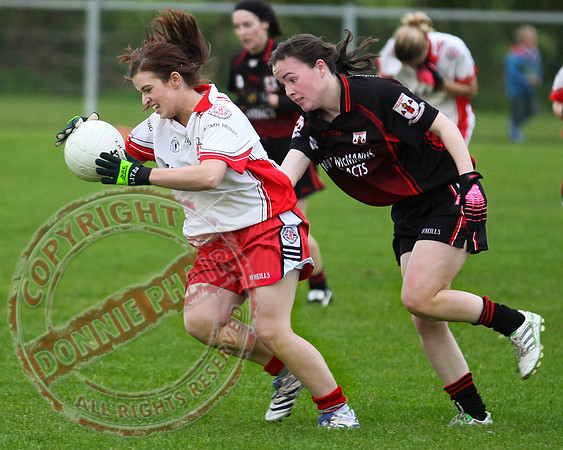 St. Pat's Donagh V Brookeborough in Ladies Intermediate GAA Final.