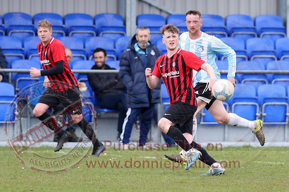 Lisbellaw (3) V Irvinestown (1) in Mercer Football League-1