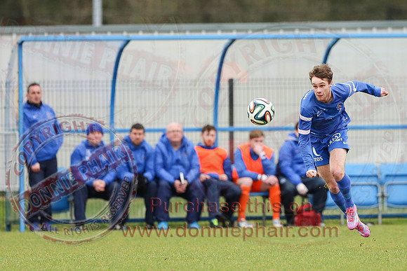 Ballinamallard United (1) V Glenavon (3) in IFA Danske Premier League.