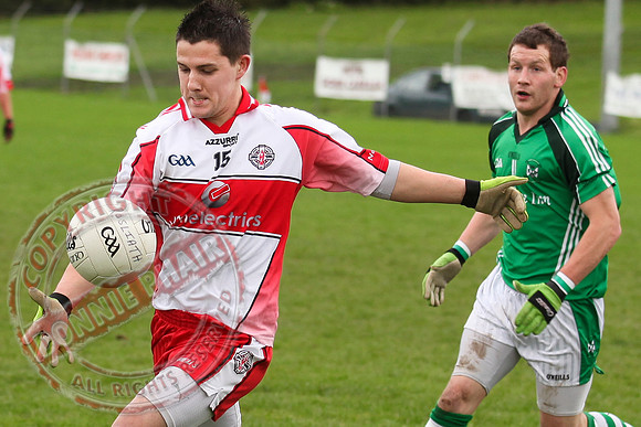 St. Pat's Donagh V Roslea in GAA Football League Match.