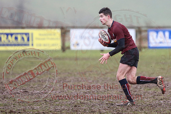 Enniskillen 1st XV (3) V Carrickfergus (20) in Kukri Qualifying Rugby League 2