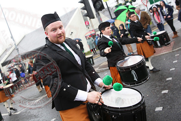 St. Patrick's Day celebrations in Enniskillen, County Fermanagh.