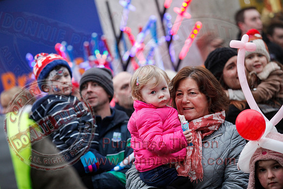 Switching on Christmas Lights in Enniskillen