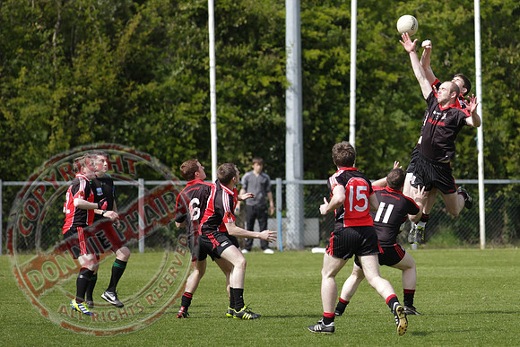 Brookeborough V Maguiresbridge in Senior Men GAA League Football.