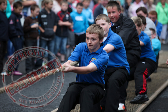 Kesh Festival - Tug O War Competition held in Main STreet.