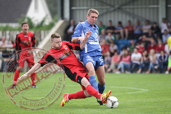 Ballinamallard FC V Dungannon Swifts in IFL Premium League Game.
