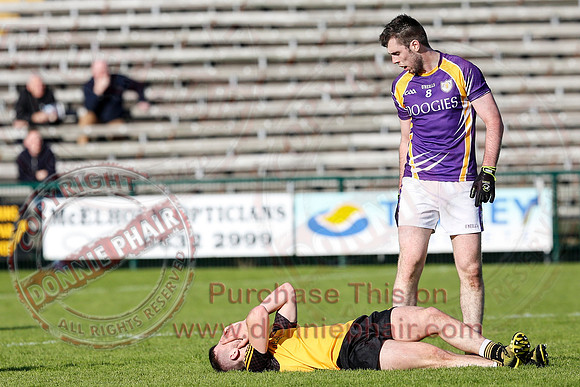 Derrygonnelly (0-11) v Erne Gaels (1-7) in Senior GAA Football Championship Final.