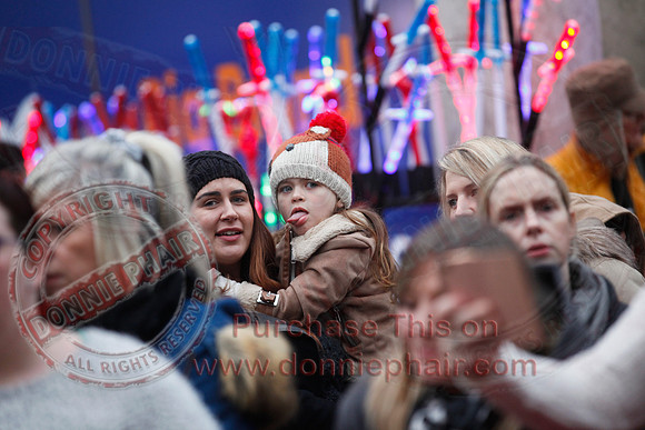 Switching on Christmas Lights in Enniskillen