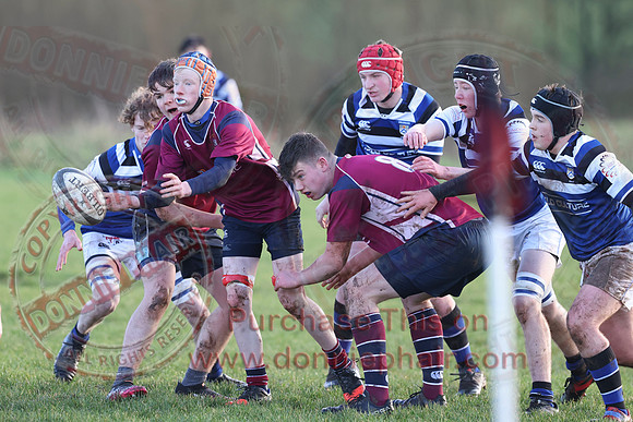 Enniskillen u16 (0) V Coleraine (40) in U16 Provincal League Youth Rugby-1