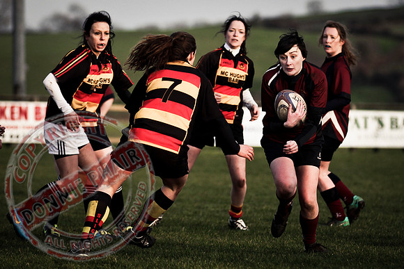 Enniskillen V Sligo in Ladies Rugby.