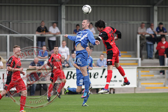 Ballinamallard FC V Dungannon Swifts in IFL Premium League Game.