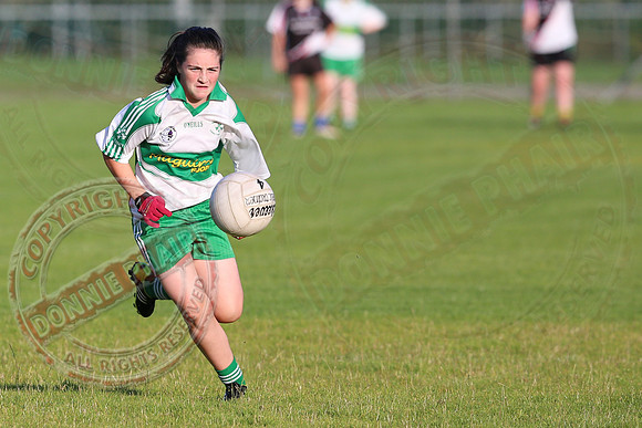 Aghadrumsee (1-14) V Ederney (1-05) in Girls U16 GAA Division One Final.