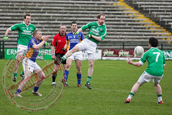 Fermanagh Senior Men V Wicklow in GAA Football in Brewster Park, Enniskillen.