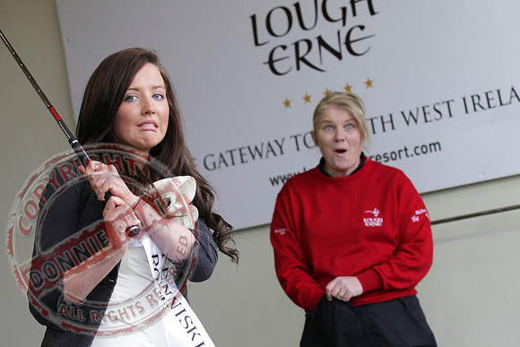 Fermanagh Rose of Tralee Longest Drive Golf Challenge in the Lough Erne Golf Resort.
