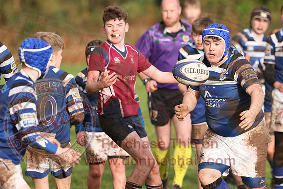Enniskillen (35) V Coleraine (5) in U14 Provincal League Youth Rugby-5