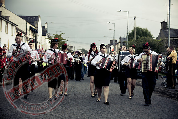 Loyalist Parade in Newtownbutler.