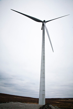 Wind Turbines on Doon Mountain.
