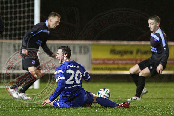 Ballinamallard United (2) V Ballymena United (3) in League Cup Semi-Final.