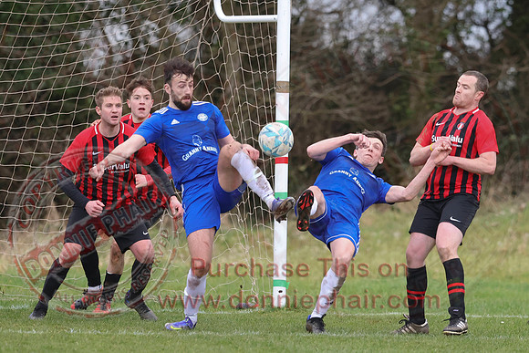 Irvinestown (0) V Enniskillen Athletic (0) in Mercer Football League-10