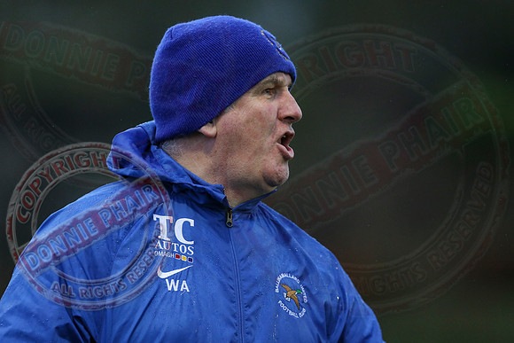 Ballinamallard United (0) v Portadown (2) in Danske Bank IFA Premier League.