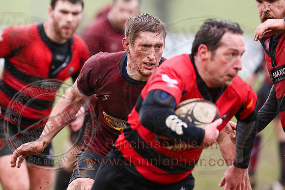 Enniskillen 1st XV (3) V Carrickfergus (20) in Kukri Qualifying Rugby League 2