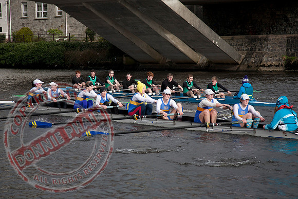 Head of the River Boat Race taking Place on the River Erne in Enniskillen, County Fermanagh.