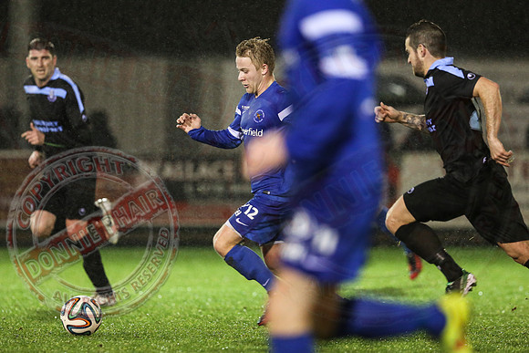 Ballinamallard United (2) V Ballymena United (3) in League Cup Semi-Final.