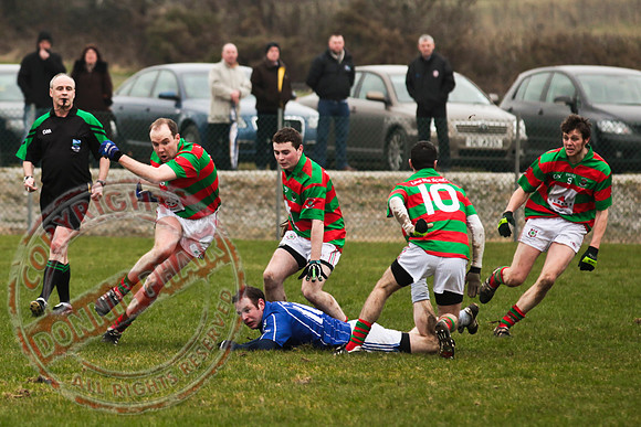 Devenish V Lisnaskea in Senior GAA Football League Final in Kinawley.  Devenish Won.