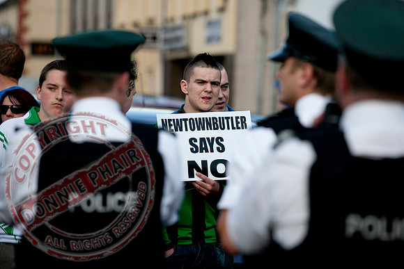 Loyalist Parade in Newtownbutler.
