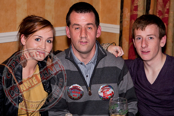 Sean McDermott 40th Birthday Party in the Donn Carragh Hotel, Lisnaskea.