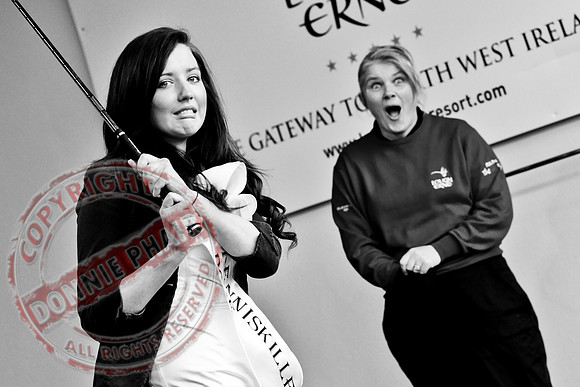 Fermanagh Rose of Tralee Longest Drive Golf Challenge in the Lough Erne Golf Resort.
