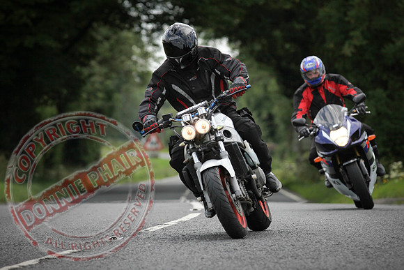 Ryan Parker Memorial Bike run starting at the Leggykelly Inn, Wattlebridge.