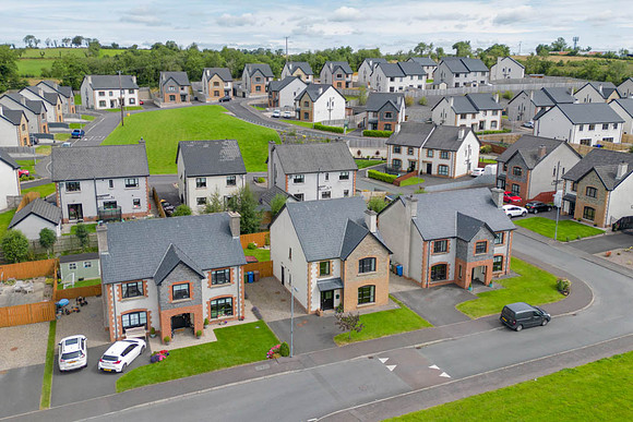 Aerial Photo of home in Irvinestown