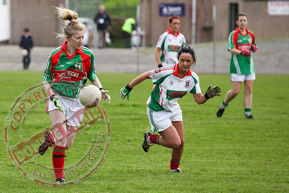 Lisnaskea Ladies V Gowna in Ladies Ulster GAA Semi-Final.  Held in Lisnaskea.