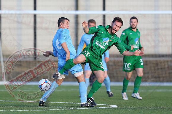 Enniskillen Town (2) V Ballinamallard United Reserve (0) in 75th Coffey Cup Final.