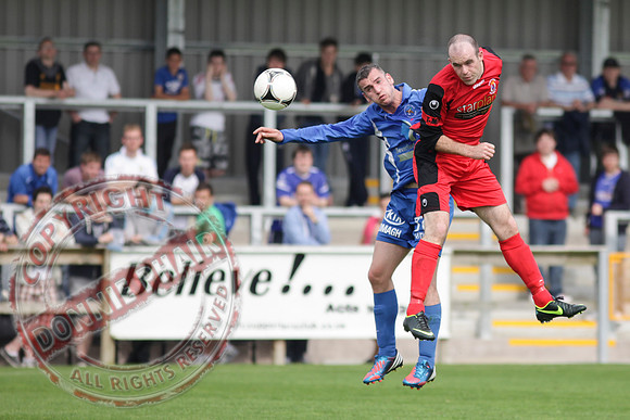 Ballinamallard FC V Dungannon Swifts in IFL Premium League Game.