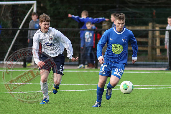 Ballinamallard United Reserves (6) V Coleraine (1) in IFA Reserve League