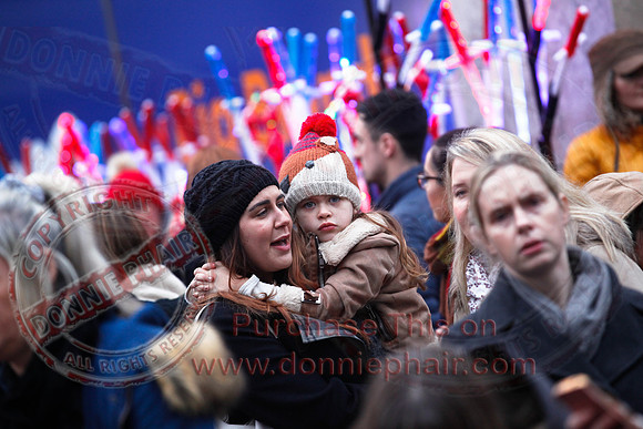 Switching on Christmas Lights in Enniskillen