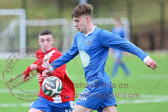 Ballinamallard Reserves (1) V Linfield Swifts (3) in NI Reserve League.
