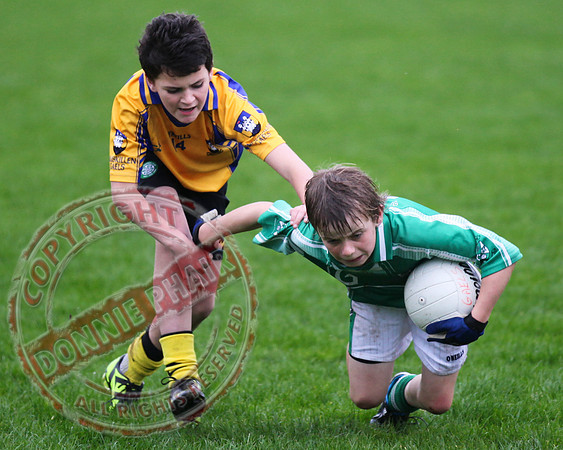 Roslea V Enniskillen Gaels in U12 GAA Football B Final.