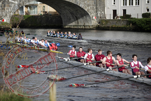 Head of the River Boat Race taking Place on the River Erne in Enniskillen, County Fermanagh.