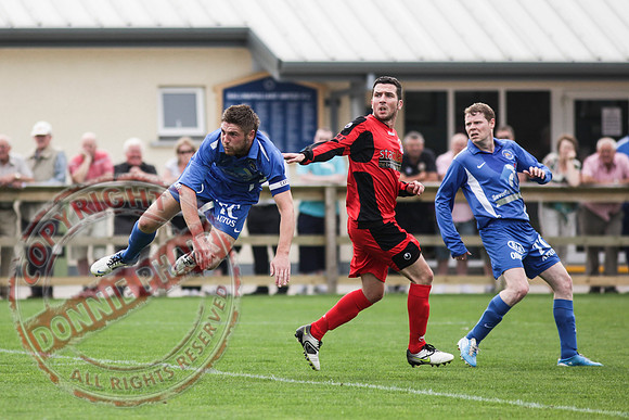 Ballinamallard FC V Dungannon Swifts in IFL Premium League Game.