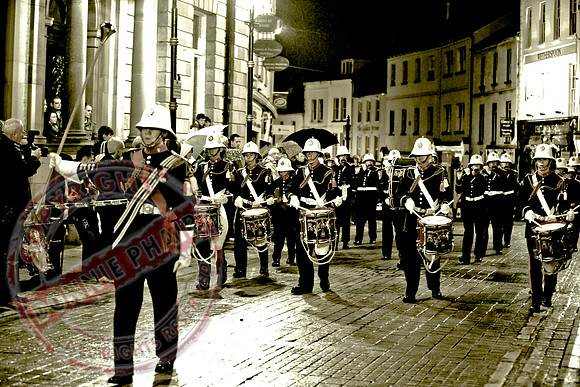 Loyalist Parade in Enniskillen, County Fermanagh.