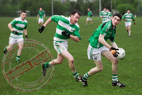Teemore V Roslea in Senior Men GAA League Football.