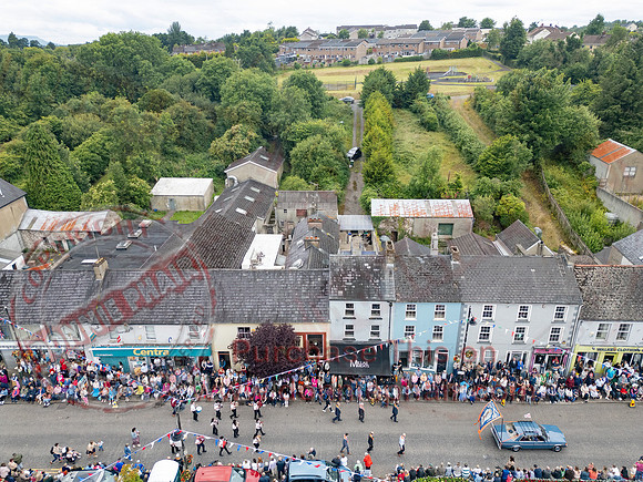 Aerial Photos of the Annual County Fermanagh Twelfth Demonstration In Irvinestown-28